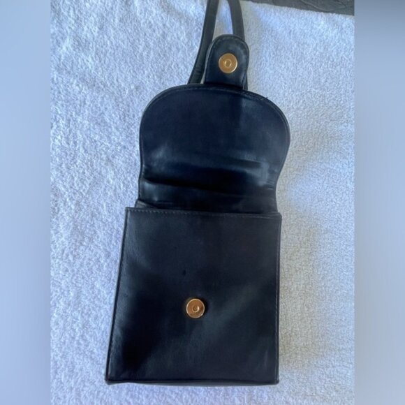 JACLYN SMITH WOMEN SHOULDER CROSSBODY HANDBAG GENUINE LEATHER SMALL BLACK - Picture 15 of 15